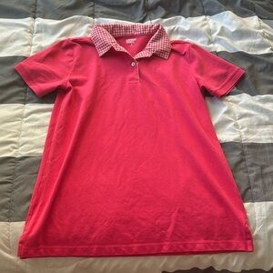 Lands End women’s XS pink polo